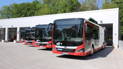 Unter der Woche verzeichneten alle städtischen Buslinien eine Steigerung der Fahrgastzahlen um 43 Prozent, von durchschnittlich täglich 10.640 auf 15.220 Fahrgäste.  (Foto: Stadtwerke Dachau)