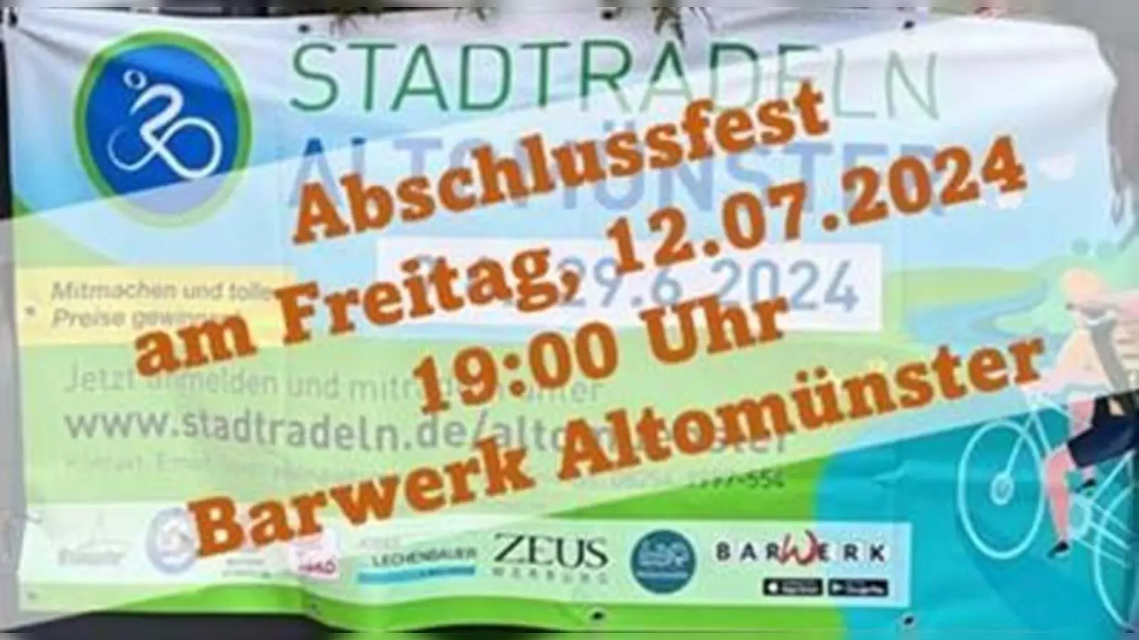 Das Abschlussfest zur erfolgreichen Stadtradel-Aktion 2024 wird am Freitag, 12. Juli, im Barwerk gefeiert. (Bild: Markt Altomünster )