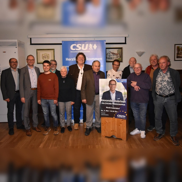 Die gewählten Delegierten und Ersatzdelegierten des CSU- Ortsverbands Schwabhausen (von links): Florian Scherf, Bernhard Seidenath Wahlleitung, Robin Liesche, Markus Richter, Annemarie Loderer, Josef Reischl, Franz Frahammer sen., Markus Arnold, Manfred Sawatzki, Manfred Prößl, Dr. Erwin Weiß und Dieter Blimmel. Nicht auf dem Bild sind Jeanette Huber, Rüdiger Hartmann sowie Tobi Mollnar. (Foto: CSU Schwabhausen)