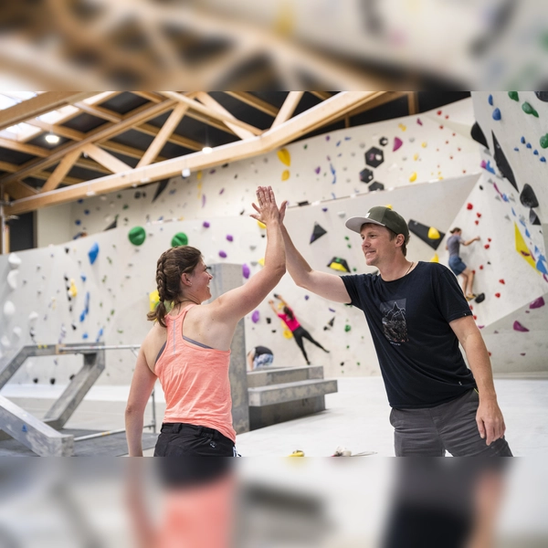 Bouldern als alternative Therapiemöglichkeit zur Depressionsbewältigung. (Foto: Miriam Mayer)