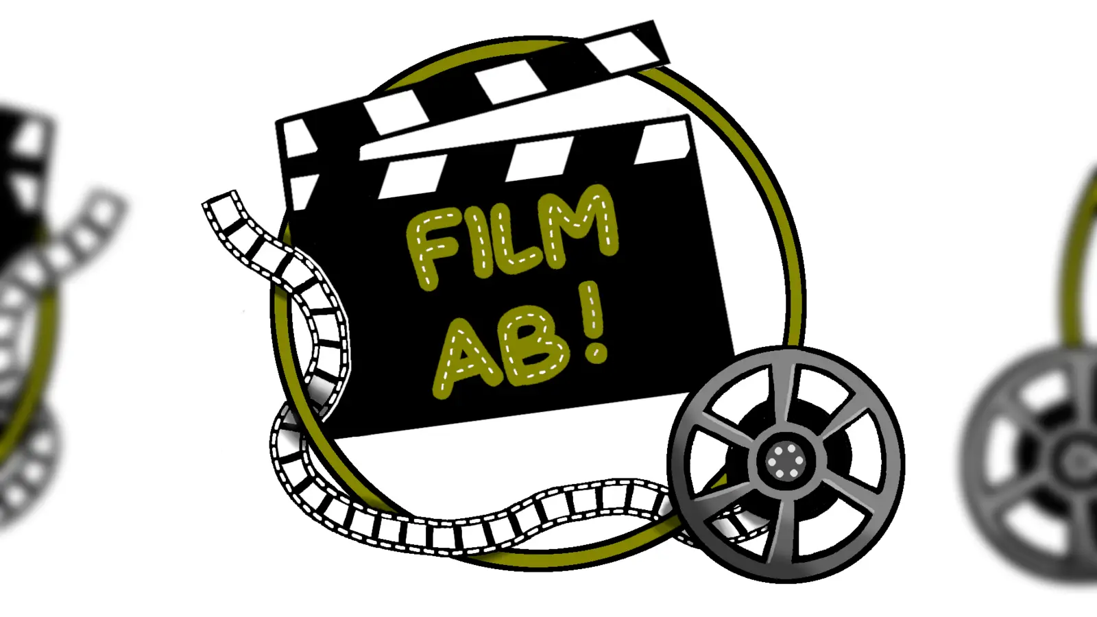 „Film ab!” heißt die Veranstaltungsreihe der Stadtbücherei. (Grafik: Stadtbücherei)