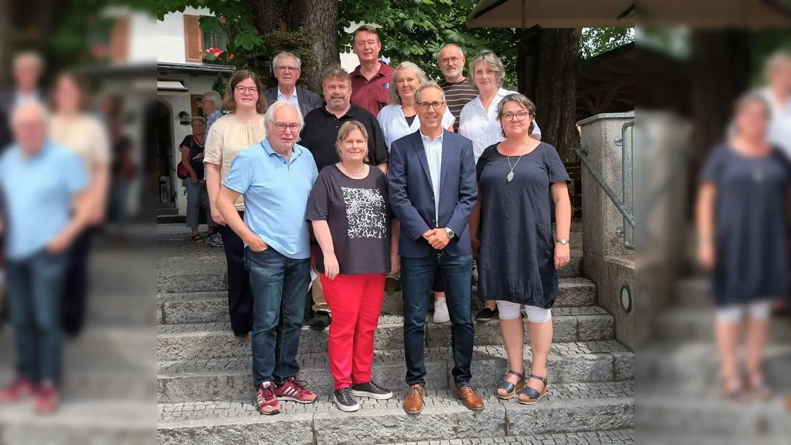 Der neu gewählte Bundeswahlkreisvorstand der SPD. (Foto: SPD)