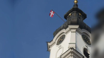 Traditionelle Kirchweihfahne (Foto: Markt Altomünster)